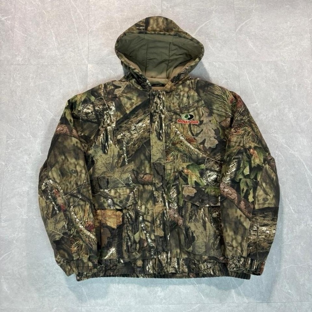 Mossy Oak camo hooded jacket #outdoorjacket